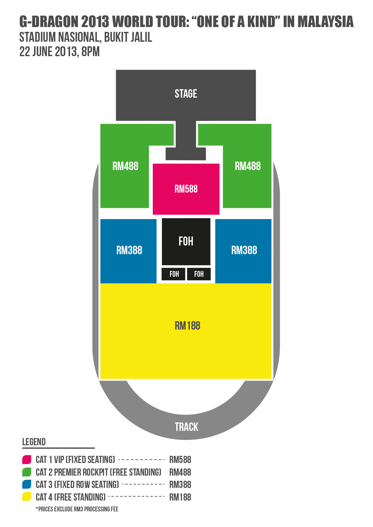 G-DRAGON 2013 WORLD TOUR ONE OF A KIND IN MALAYSIA _Seatmap